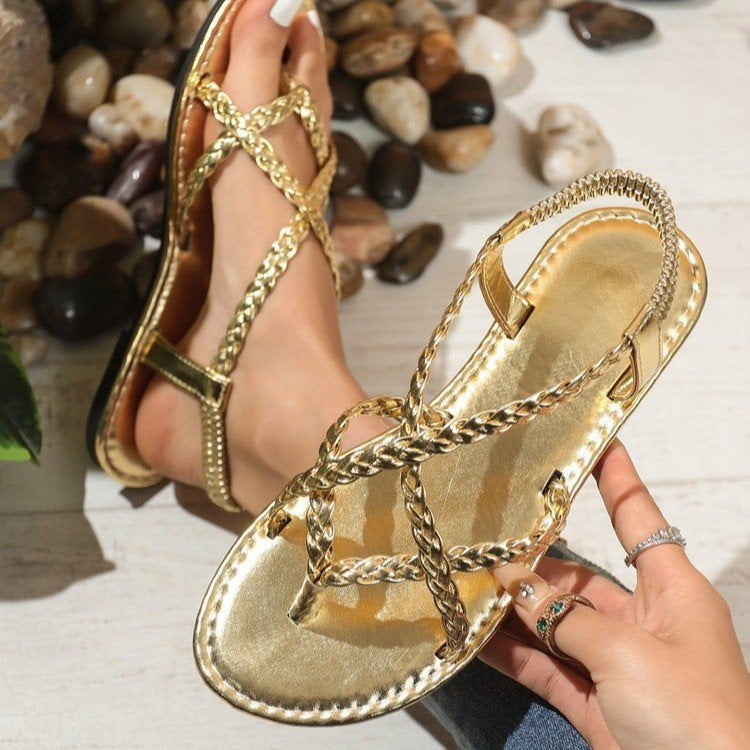Damen Elegante und komfortable Riemensandalen R&B