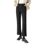 Damen Flared Stoffhose High Waist mit elegantem Schnitt