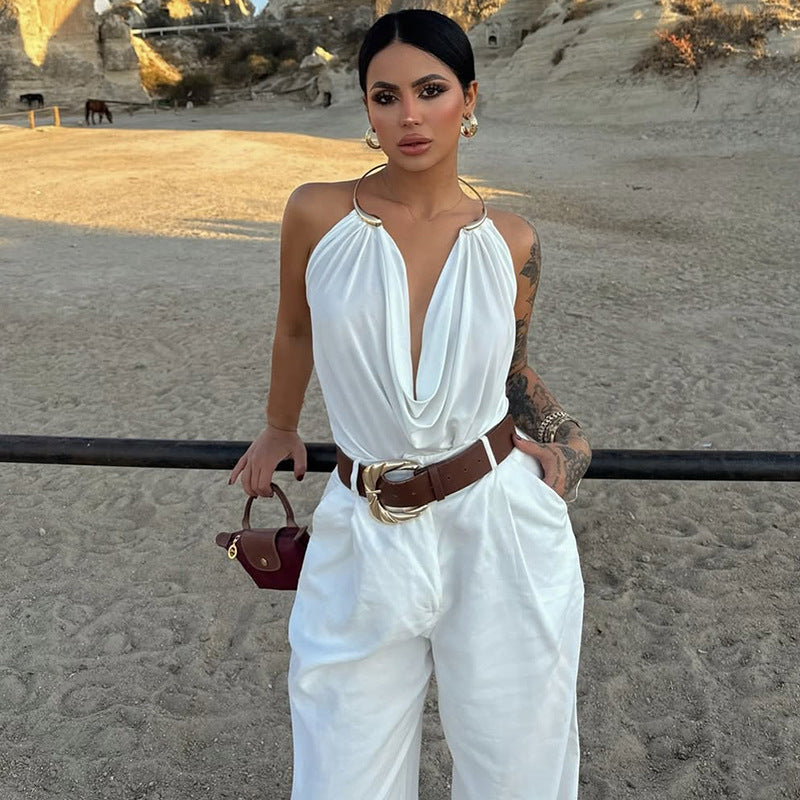 Damen Wickeltop mit raffiniertem Ausschnitt und eleganter Drapierung R&B