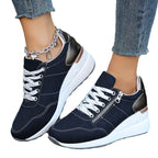 Damen Sportliche Sneakers mit atmungsaktivem Obermaterial und modischen Akzenten R&B