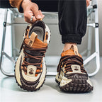 Damen Sportliche Chunky Sneakers mit rutschfester Sohle und modischem Design R&B