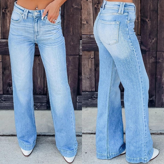 Damen weite Jeanshose R&B