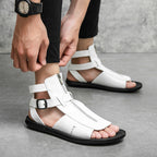 Herren Atmungsaktive Sommer-Sandalen mit elegantem Reißverschluss R&B