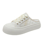 Damen Slip-On Sneakers im modernen Design mit transparentem Obermaterial und bequemer Sohle R&B