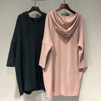 Damen Hoodie-Kleid mit großzügigem Schnitt und Kapuze