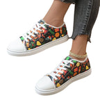 Damen Modische Sneaker mit buntem Print und bequemem Innenfutter R&B
