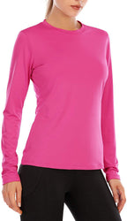 Damen Funktionslongsleeve mit feuchtigkeitsableitendem Material R&B