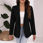 Damen eleganter Blazer mit zeitlosem Schnitt und praktischen Taschen R&B