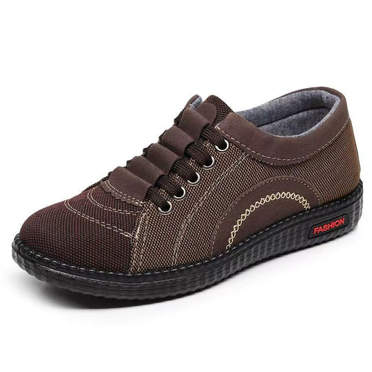 Damen modische Freizeit-Sneaker mit elastischen Schnürsenkeln R&B