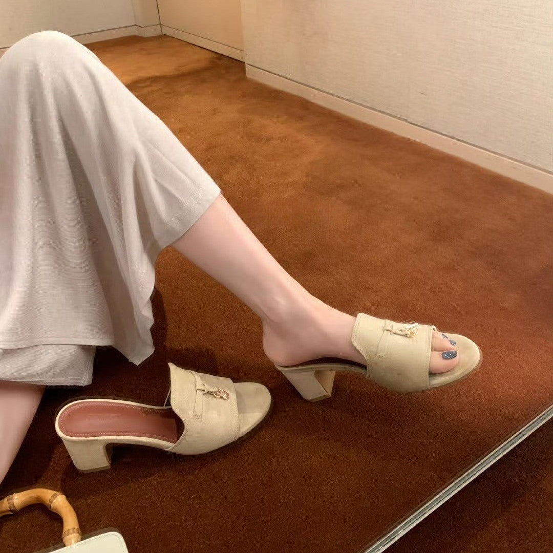 Damen elegante Slipper mit modischer Schleifenapplikation R&B