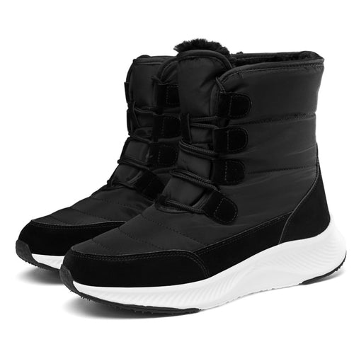 Damen Winterliche Sneaker Boots mit isolierendem Innenfutter und rutschfester Sohle R&B