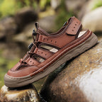 Herren Bequeme Outdoor-Sandalen mit verstellbarem Riemensystem und rutschfester Sohle R&B