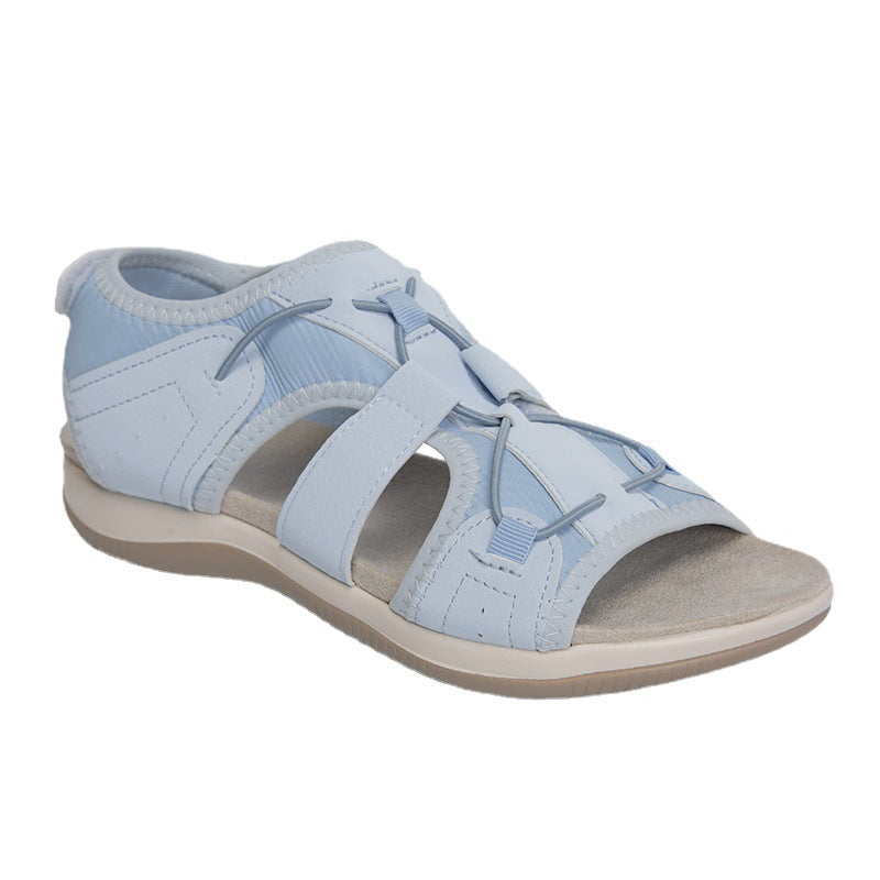 Damen Sportliche Freizeitsandalen mit flexiblem Riemendesign und geschlossenem Fersenbereich R&B