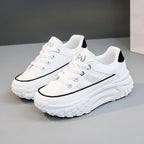 Damen Sneaker mit hochgezogenem Sohlenprofil und reflektierendem Design R&B