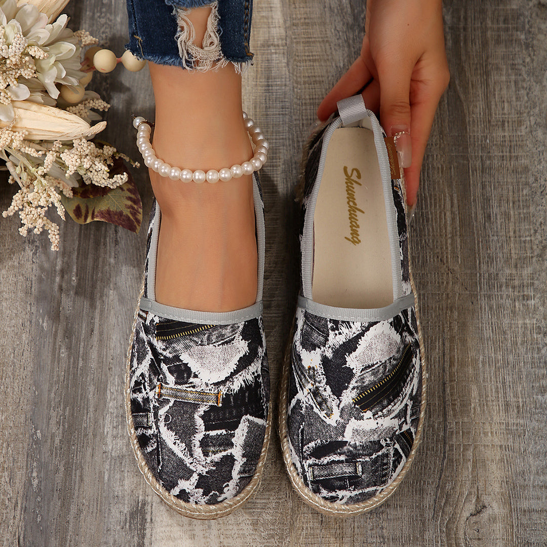 Damen Slip-On Espadrilles R&B