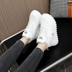 Damen Sportliche High-Top Sneakers mit gefüttertem Innenfutter und rutschfester Laufsohle R&B