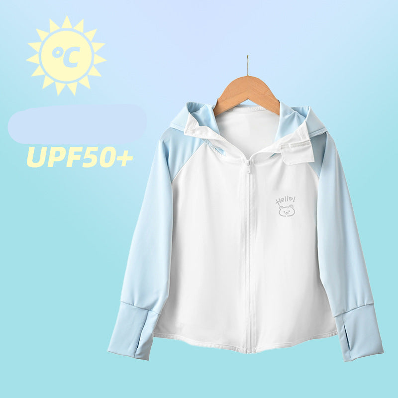 Damen sportliche UV-Schutzjacke mit Kapuze R&B