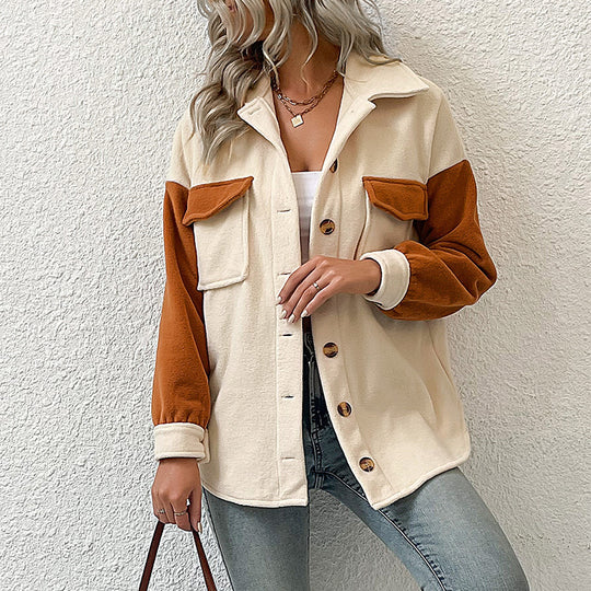 Damen Freizeitjacke mit praktischen Taschen und gemütlichem Stoff R&B