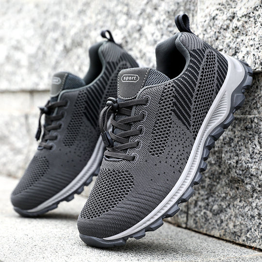 Damen Sportliche Laufschuhe mit atmungsaktivem Strickoberteil und innovativem Schnellschnürsystem R&B