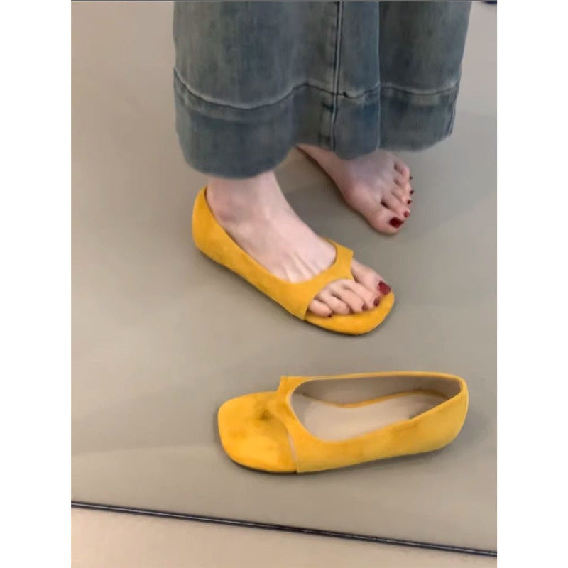 Damen Komfortable Zehentrenner-Sandalen mit weichem Obermaterial und modischem Design R&B