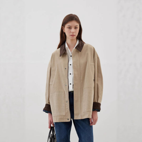 Damen oversized lässige Jacke R&B