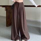 Damen Weite Palazzo-Hose mit elegantem Bund und komfortablem Sitzt R&B