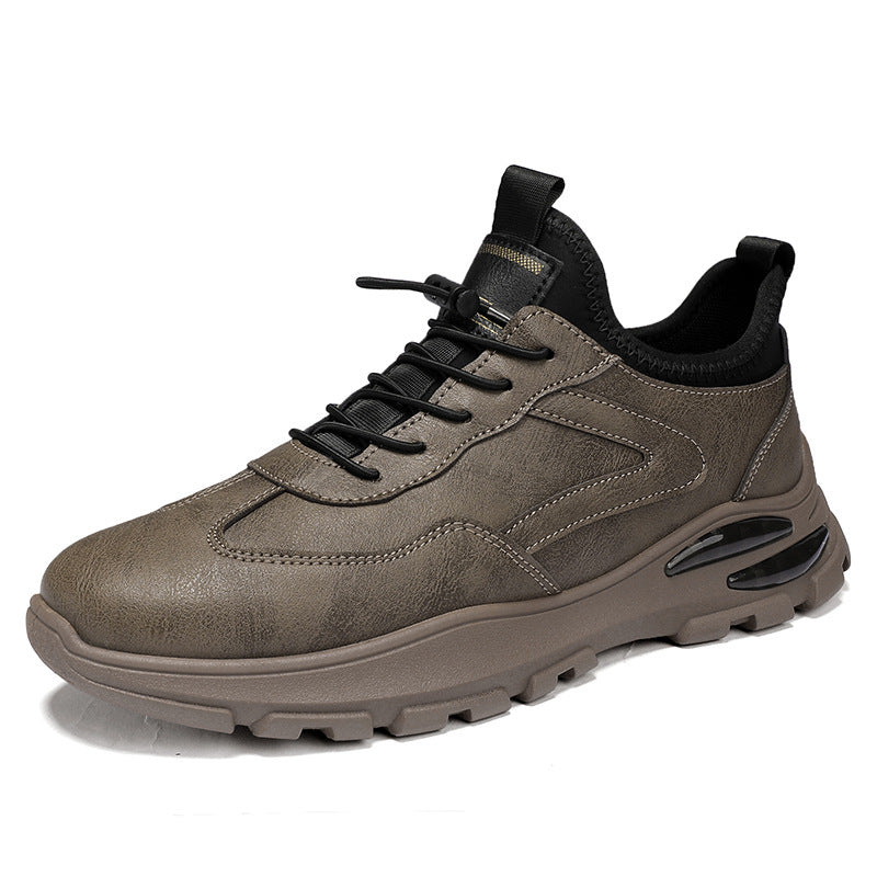 Herren Sportliche Leder Sneakers mit dämpfender Sohle R&B