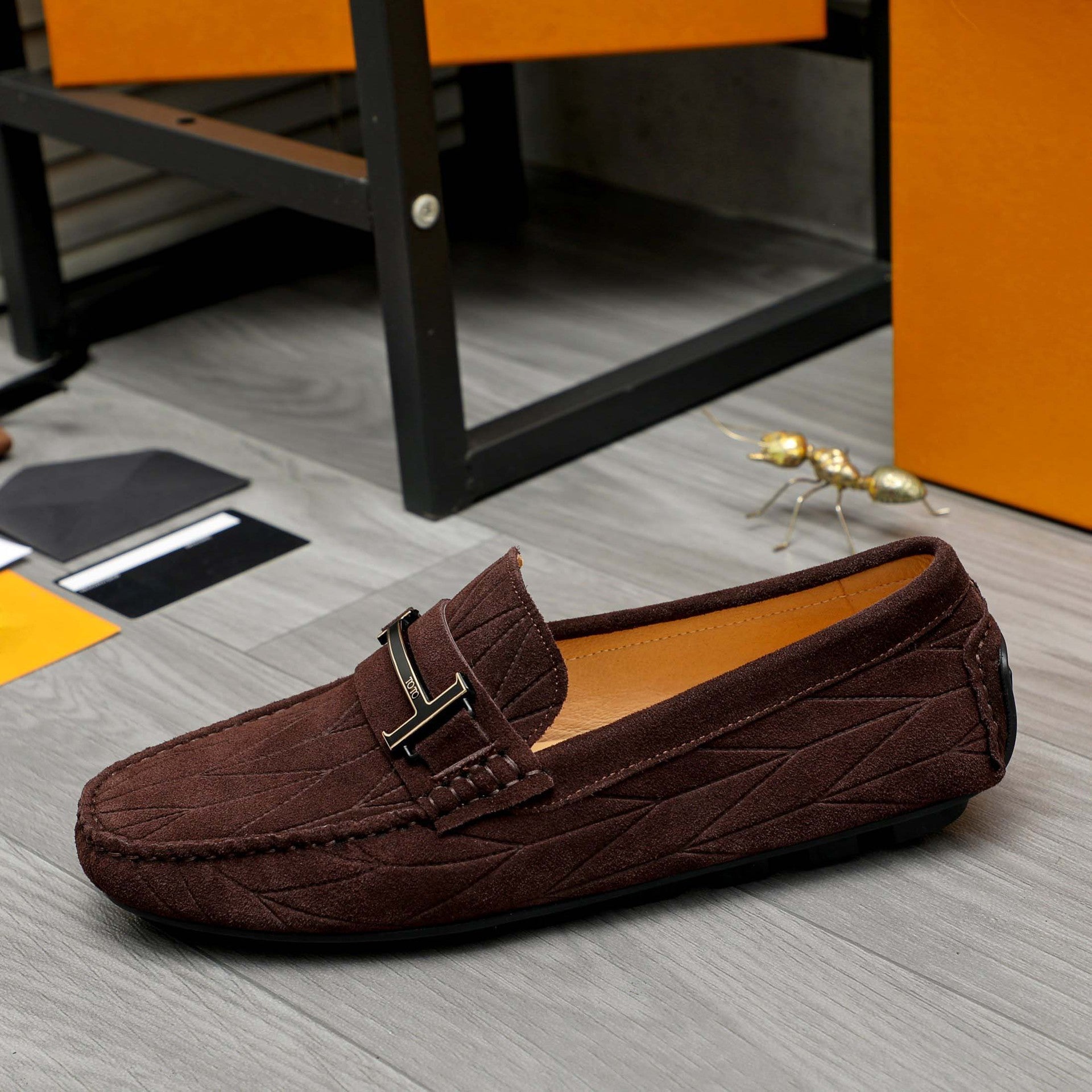 Damen Mokassin mit eleganter Ziernaht und komfortabler Sohle R&B