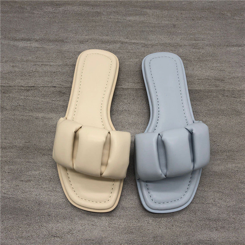Damen Bequeme Slides mit dekorativem Knotenverschluss R&B