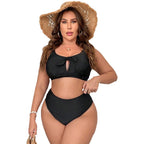 Damen Hochgeschnittener Bikini-Slip mit herausragendem Cut-Out-Detail R&B