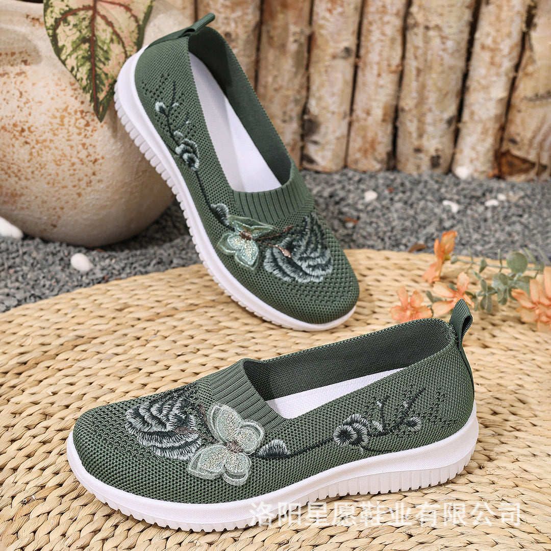 Damen Sneaker mit floralem Design R&B