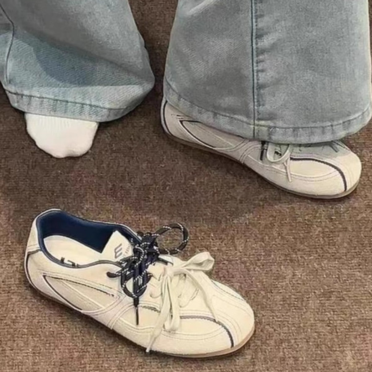 Damen lässige Freizeitschuhe mit verstellbarem Schnürsystem R&B
