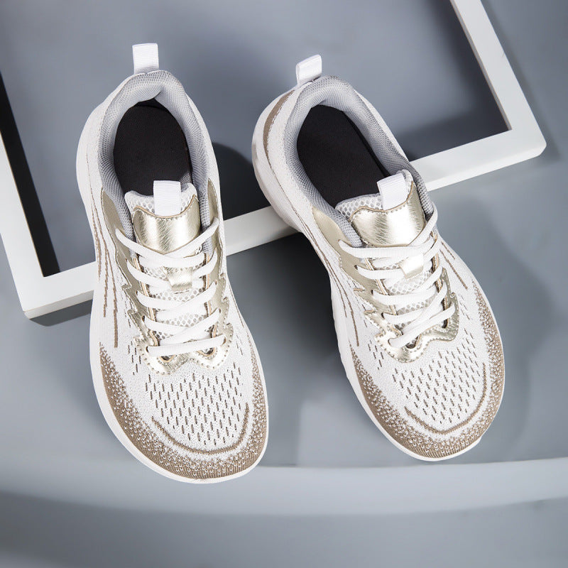 Damen Sportliche Laufschuhe mit atmungsaktiver Mesh-Oberfläche und flexibler Dämpfung