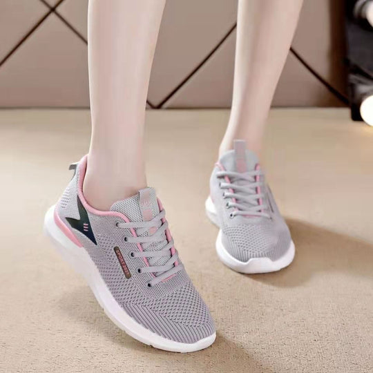 Damen Sportliche Lauf-Sneaker mit atmungsaktivem Mesh-Obermaterial und innovativer Dämpfungstechnologie R&B