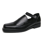 Damen Elegante Lederschuhe mit praktischem Schnallenverschluss R&B