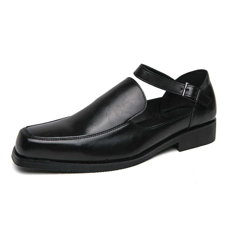 Damen Elegante Lederschuhe mit praktischem Schnallenverschluss R&B