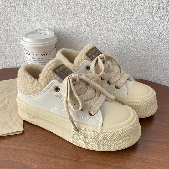 Damen Bequeme Sneakers mit kuscheligem Innenfutter und strapazierfähiger Sohle R&B