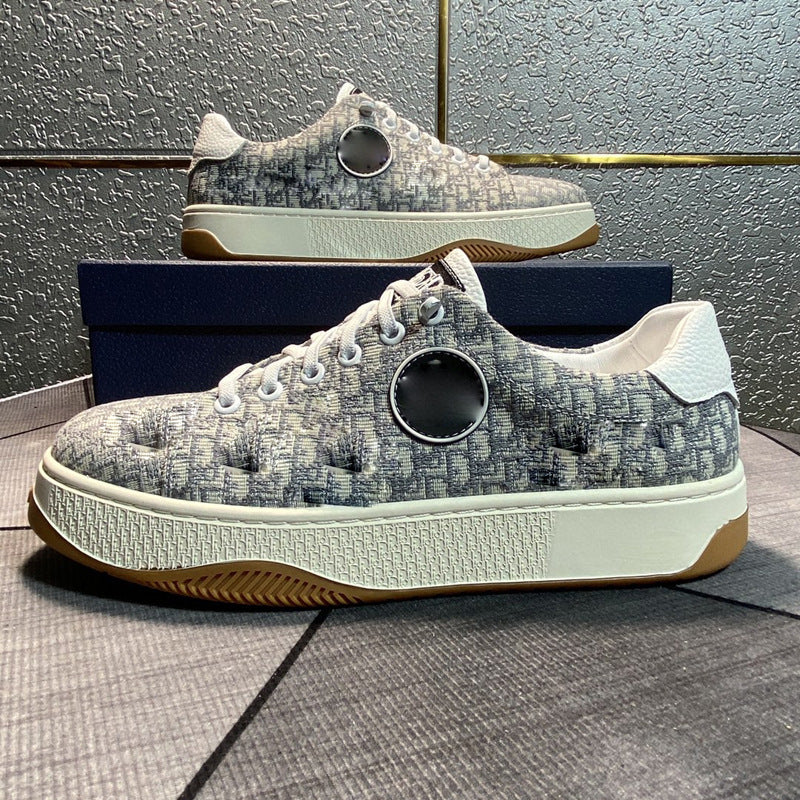 Damen modische Sneaker mit innovativem Gewebemuster und rutschfester Sohle R&B
