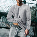 Herren Langarm-Henley-Shirt mit praktischem Knopfdesign und lässigem Schnitt R&B