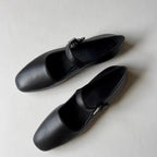 Damen elegante Mary Jane Ballerinas mit modischer Schnalle R&B