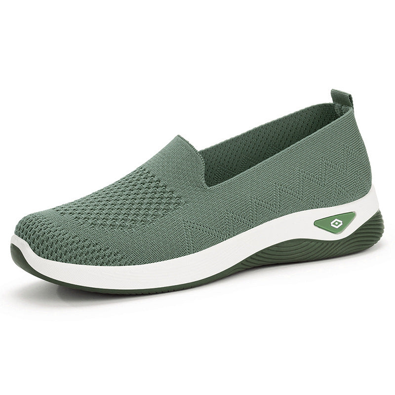 Damen Leichte Slip-On Freizeitschuhe mit atmungsaktivem Mesh-Obermaterial R&B