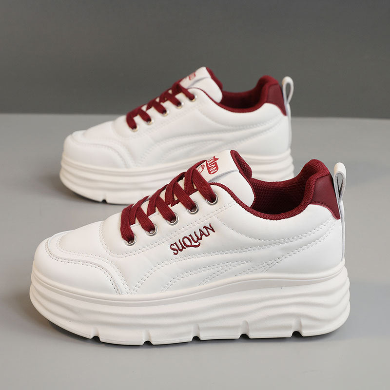 Damen Plattform Sneakers mit schockabsorbierender Sohle und atmungsaktiver Innenausstattung R&B
