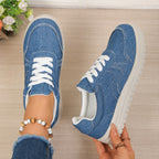Damen Bequeme und trendige Sneakers mit strapazierfähigem Obermaterial und dämpfender Sohle R&B