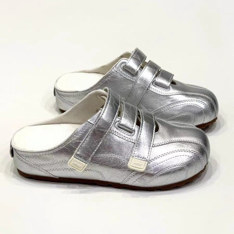 Damen Komfortable Clogs mit verstellbaren Klettverschlüssen und ergonomischem Fußbett R&B