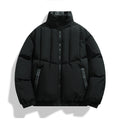 Herren isolierte Steppjacke mit hohen Kragen und praktischen Taschen R&B