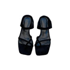 Damen Slingback-Pantoletten mit eleganter Querriemchen-Design