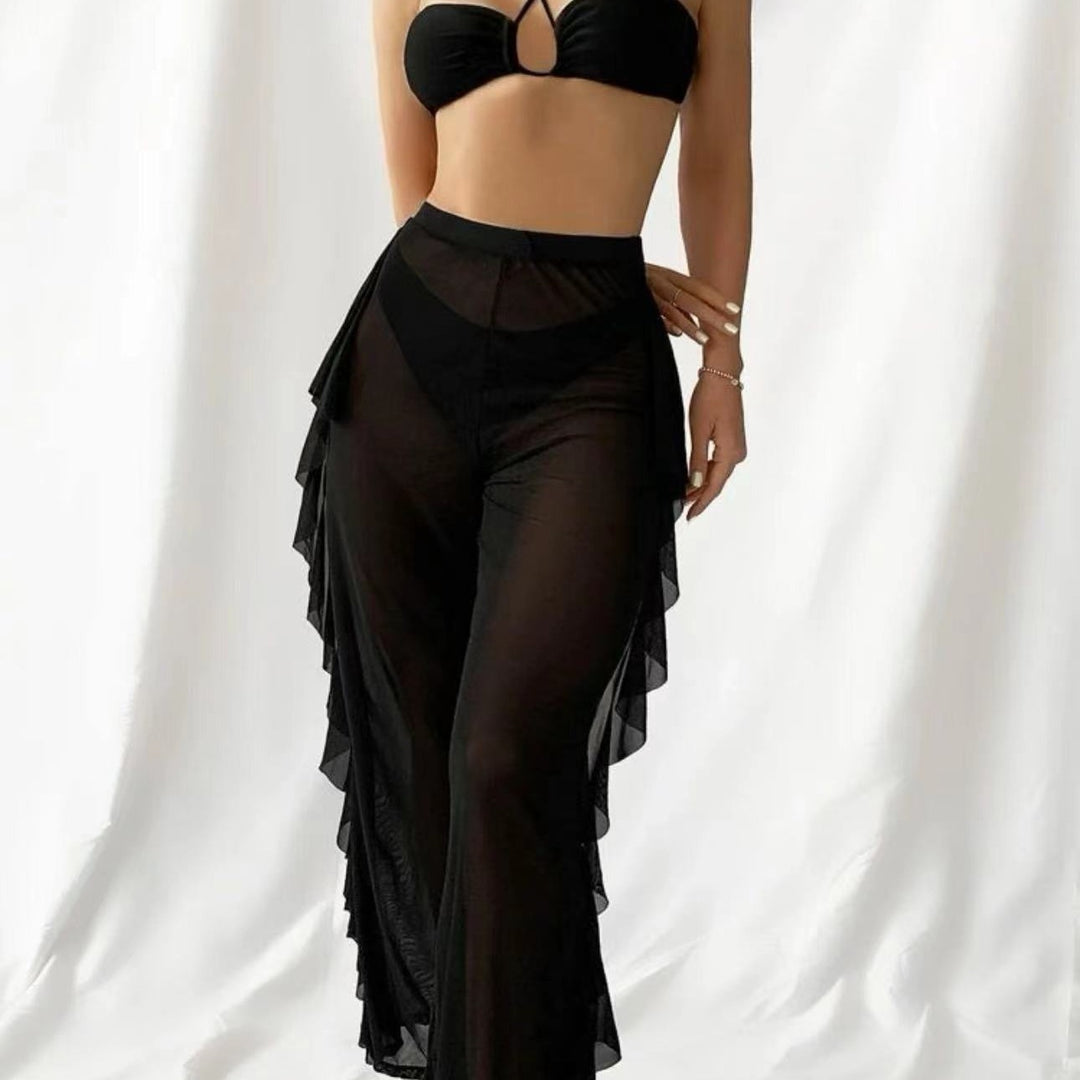 Damen Bikini-Set mit luftiger Rüschenhose R&B