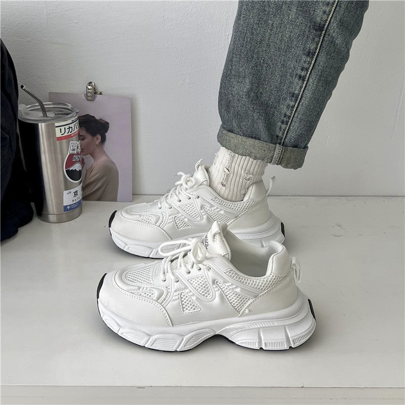 Damen Sportliche Trend Sneaker mit dicker Sohle und atmungsaktivem Obermaterial R&B