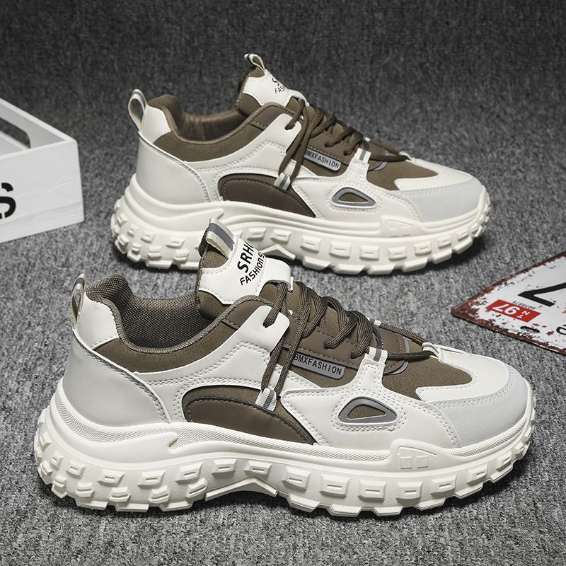 Damen Modische Chunky Sneakers mit dämpfender Sohle und atmungsaktivem Obermaterial R&B