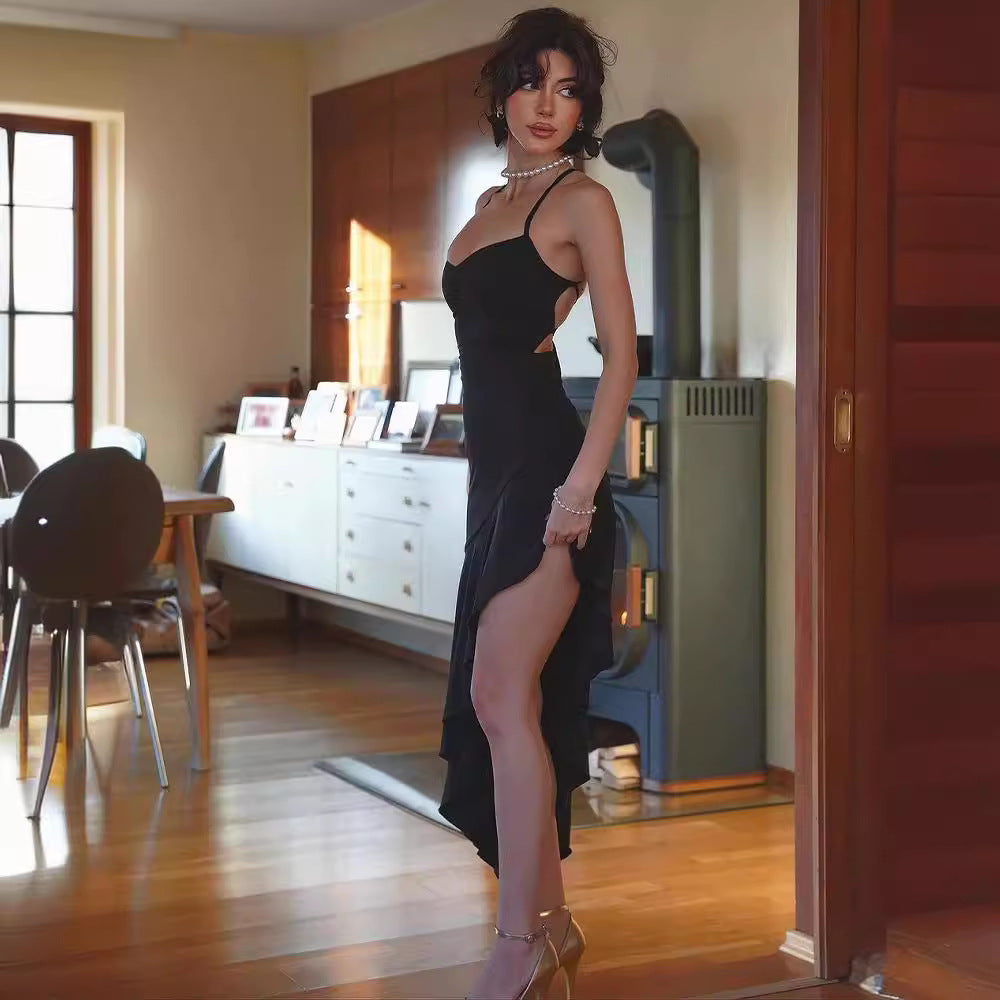 Damen Figurbetontes Maxikleid mit eleganten Raffungselementen R&B